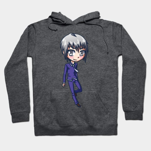 Yuki Sohma Chibi Fruits Basket Hoodie TeePublic